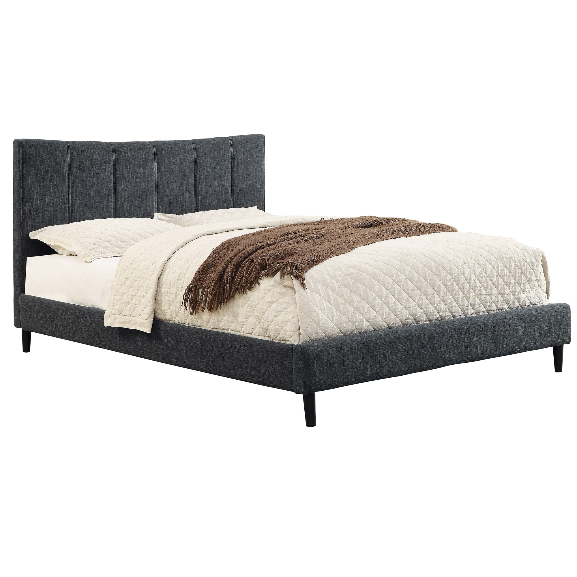 Rimo-60" Platform Bed-Grey