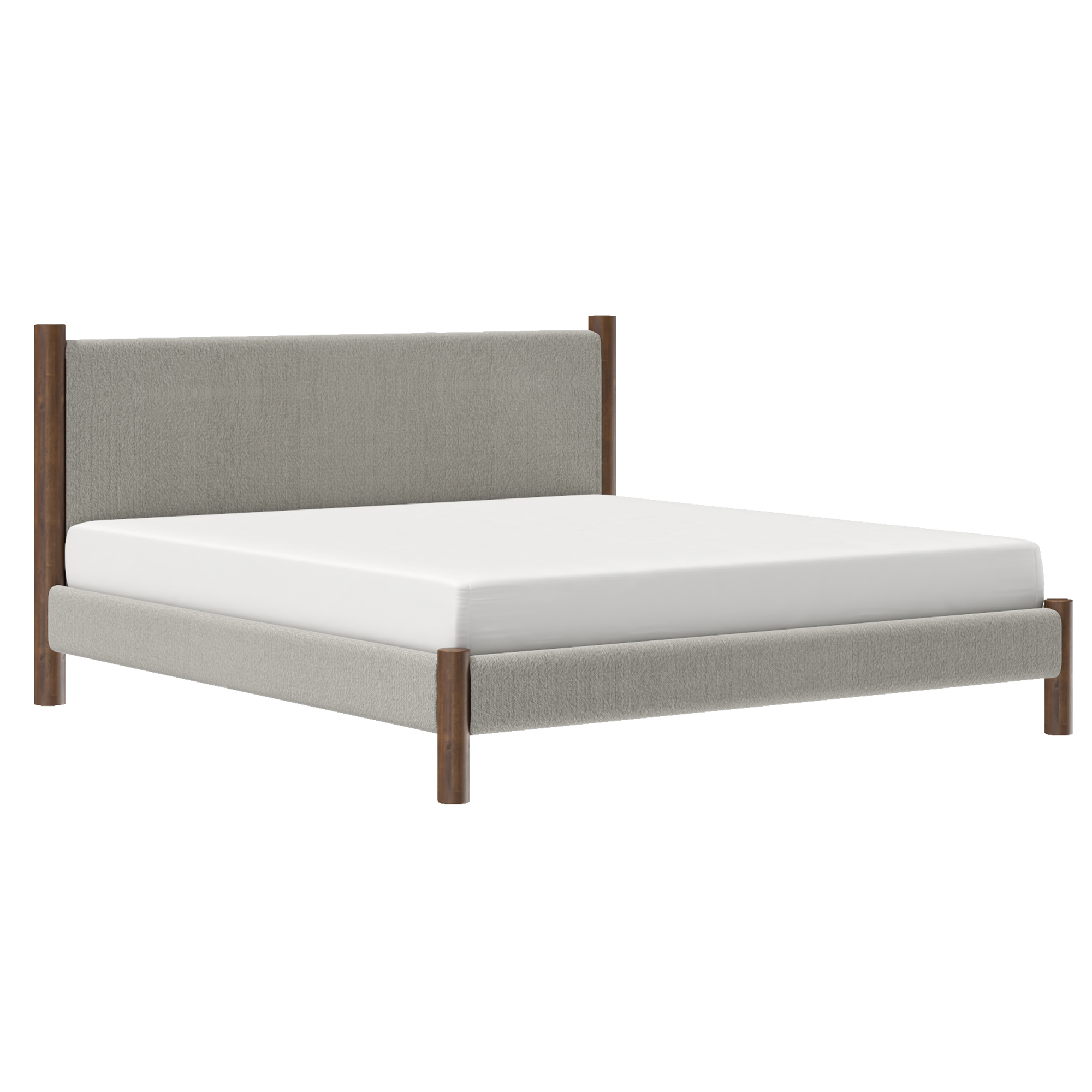 ZORAN-78" PLATFORM BED-MUSHROOM