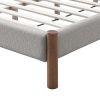 ZORAN-78" PLATFORM BED-MUSHROOM