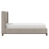 ISADORA-60" PLATFORM BED-DARK BEIGE