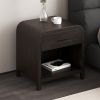 BOWMAN-1 DRWR ACCENT TABLE-DARK WALNUT