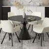 CALISTO-EXTENSION DINING TABLE-BLACK