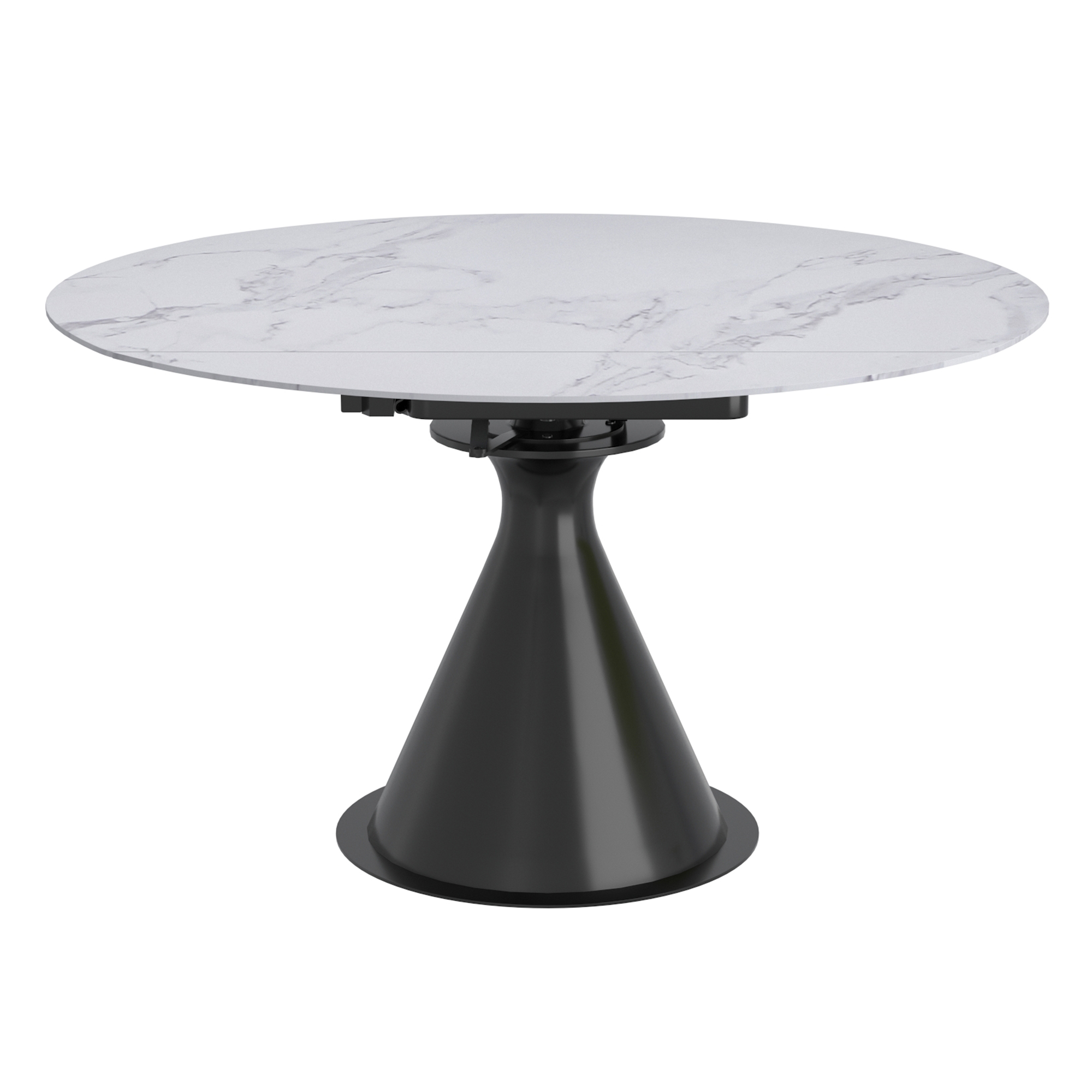 CALISTO-EXTENSION DINING TABLE-WHITE