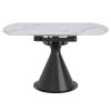 CALISTO-EXTENSION DINING TABLE-WHITE