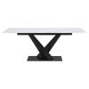 JULIUS-EXTENSION DINING TABLE-WHITE