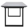 GAVIN-EXTENSION DINING TABLE-BLACK
