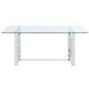 EROS-DINING TABLE-SILVER