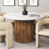 Jilsa-Dining Table-Walnut