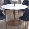 ZILO-DINING TABLE LARGE-AGED GOLD