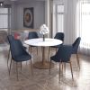 ZILO-DINING TABLE LARGE-AGED GOLD