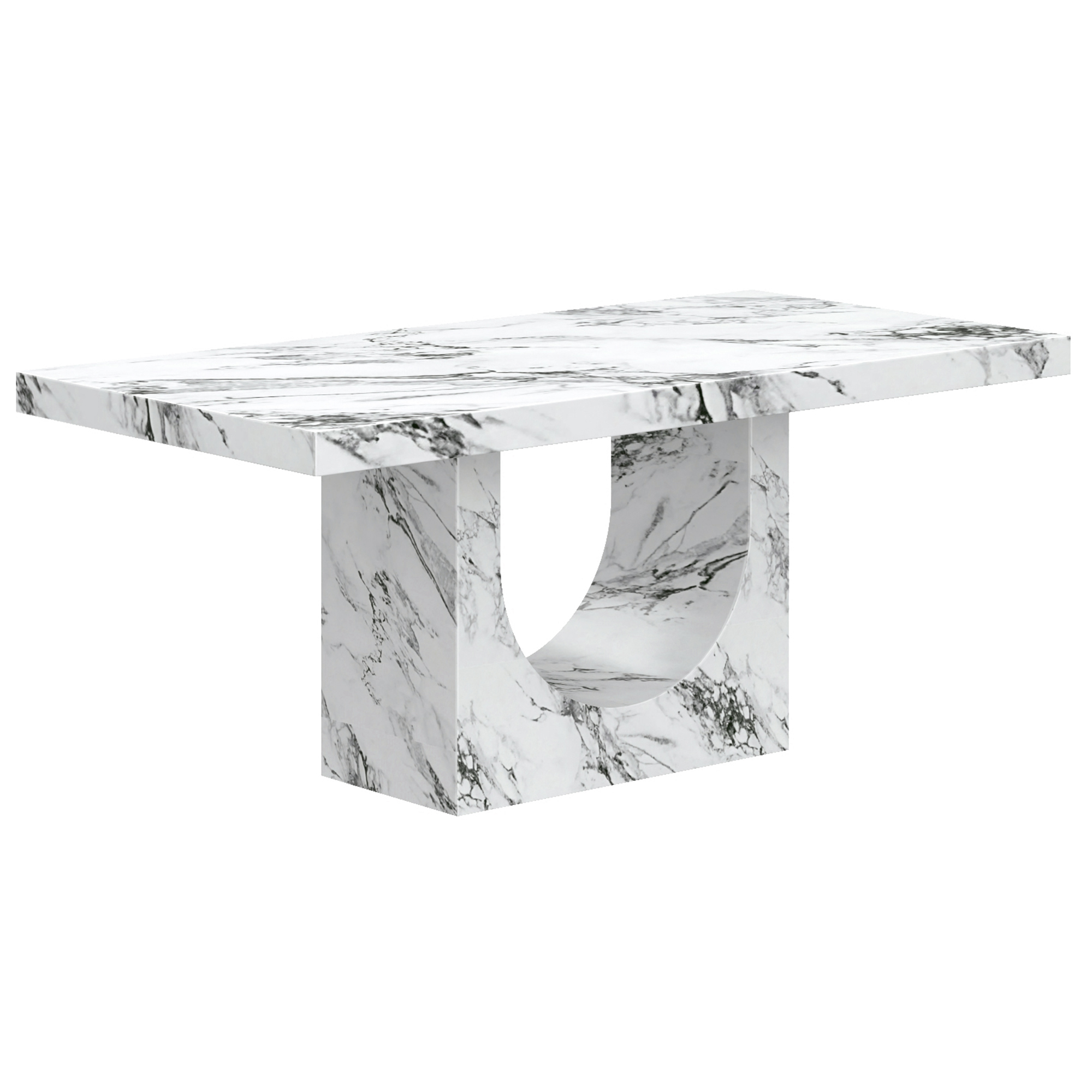 AURELIA-DINING TABLE-BULGARI WHITE