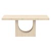 AURELIA-DINING TABLE-TRAVERTINE