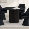 TOVAS-ROUND DINING TABLE-BLACK