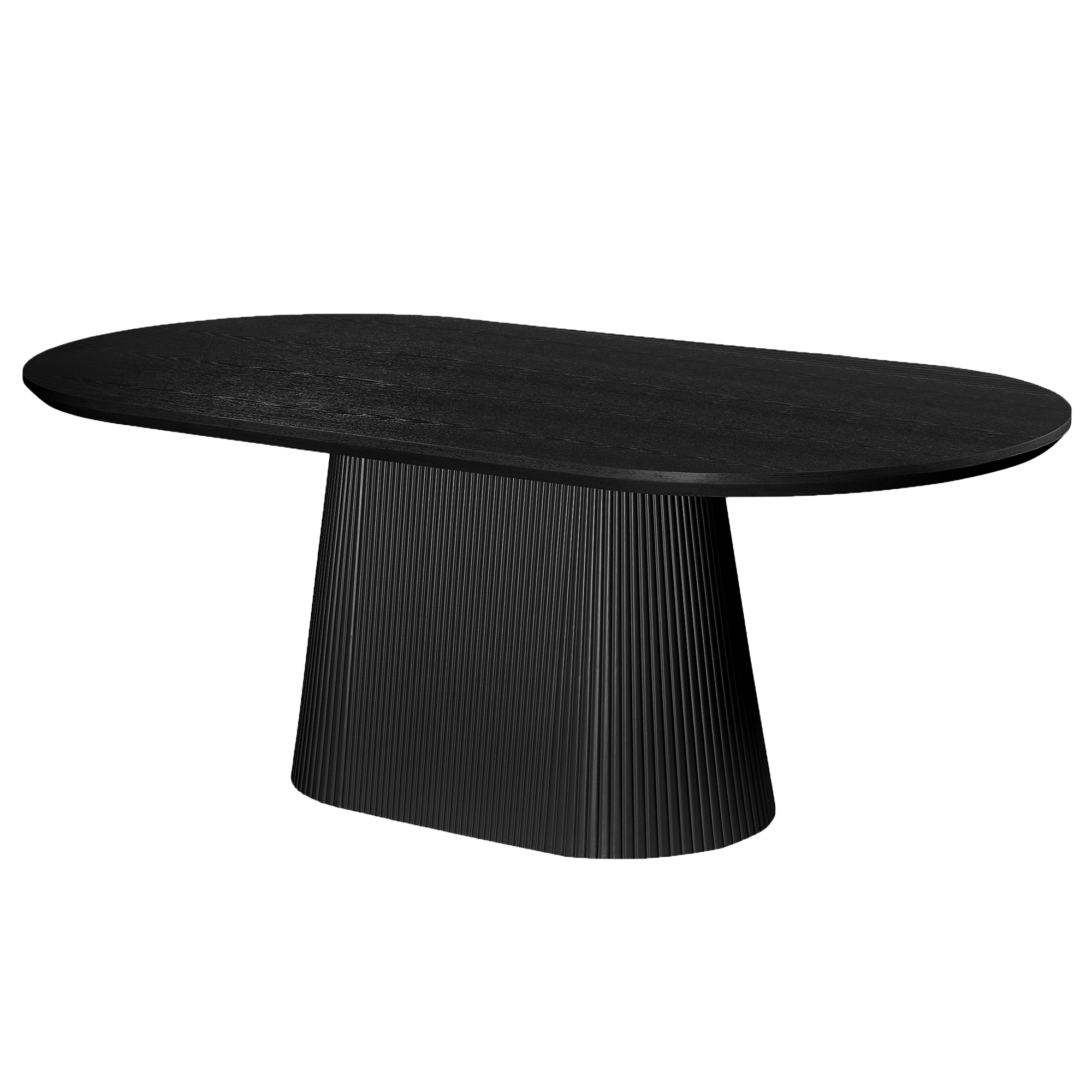 TOVAS-OVAL DINING TABLE-BLACK