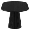 TOVAS-OVAL DINING TABLE-BLACK