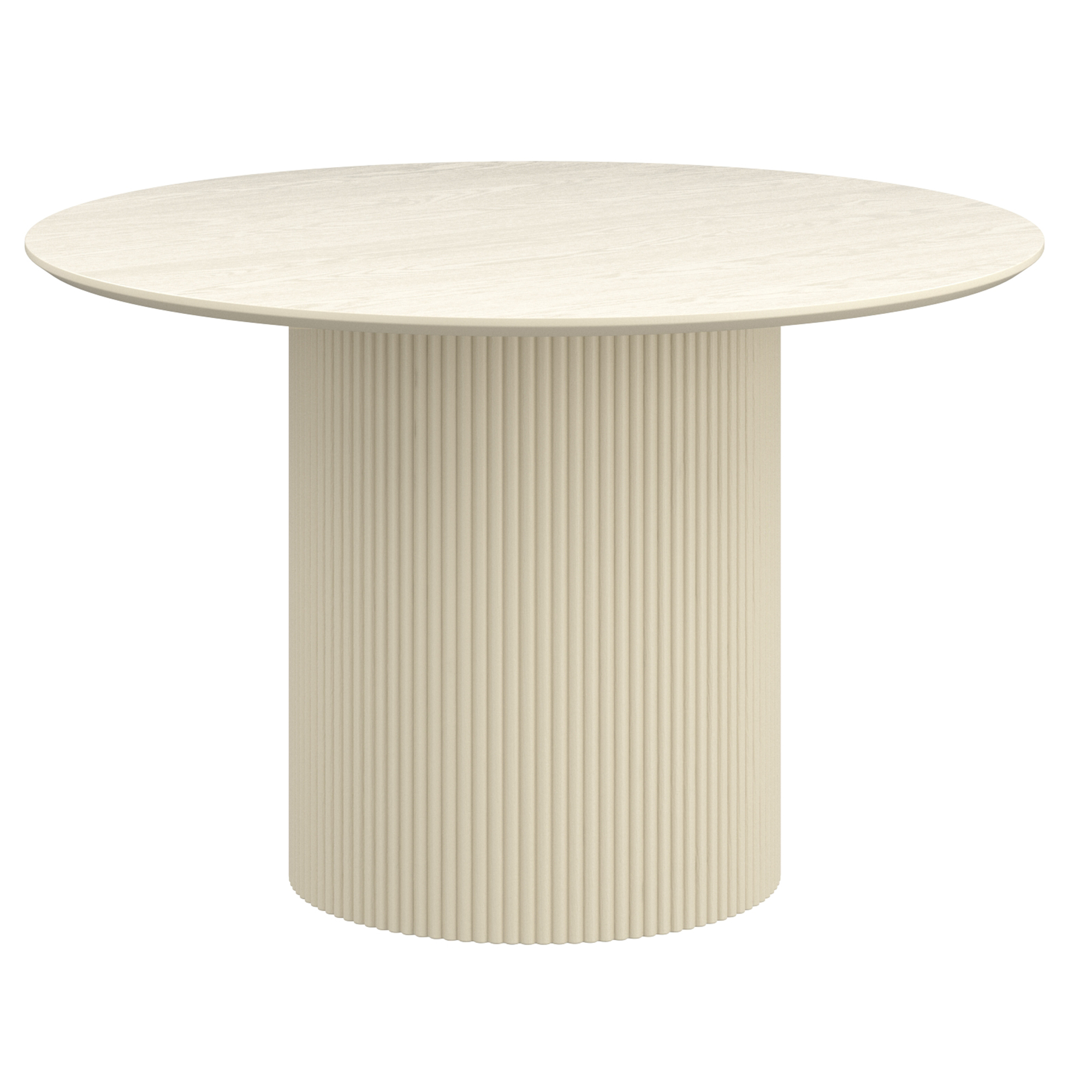 TOVAS-ROUND DINING TABLE-IVORY