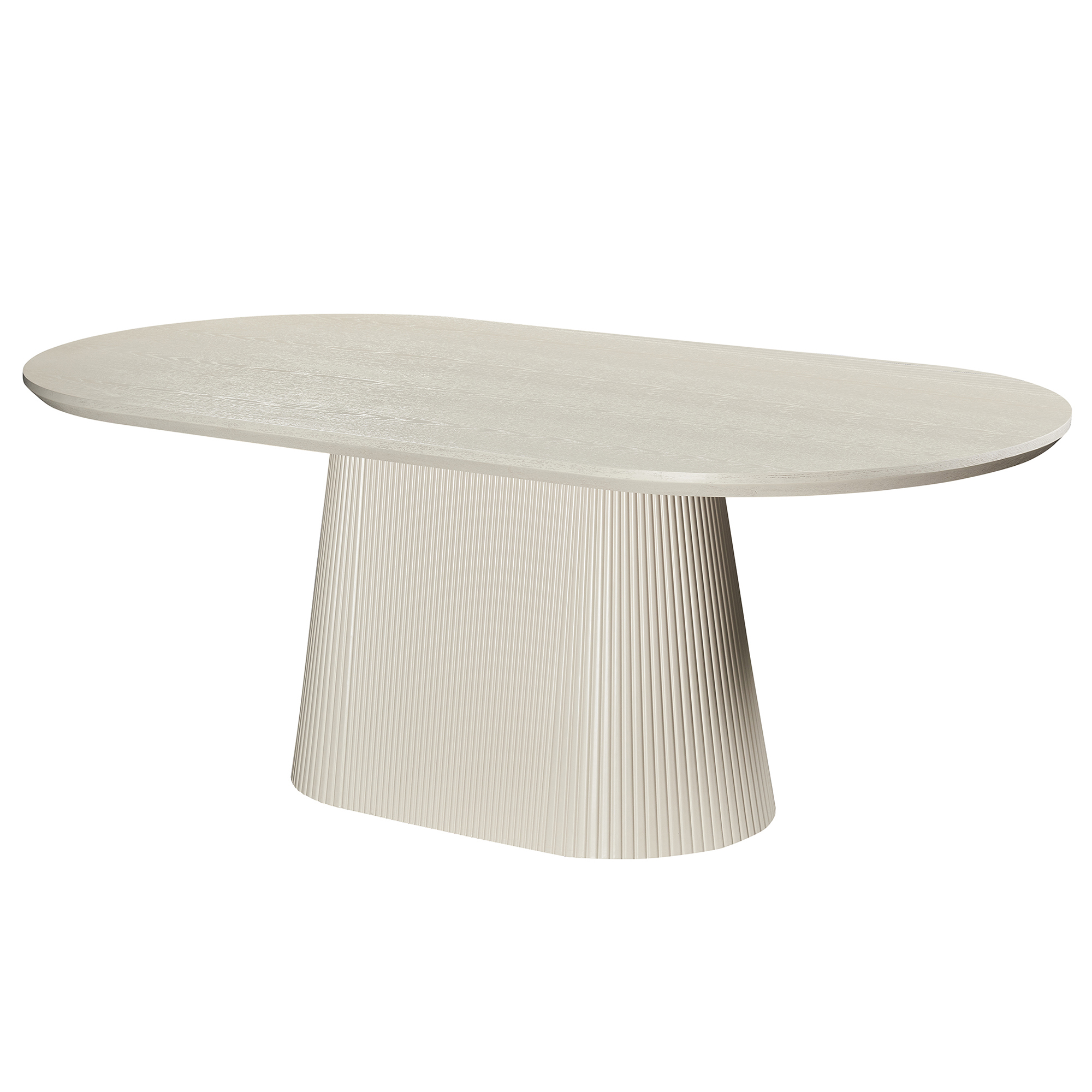 TOVAS-OVAL DINING TABLE-IVORY