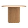 TOVAS-ROUND DINING TABLE-NATURAL