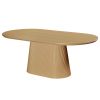 TOVAS-OVAL DINING TABLE-NATURAL