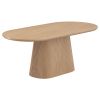 TOVAS-OVAL DINING TABLE-NATURAL