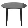 CONRAD-ROUND DINING TABLE-BLACK