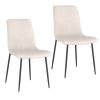 Brixx-Side Chair-Beige Fabric