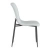 BRIXX-SIDE CHAIR-LIGHT GREY PU