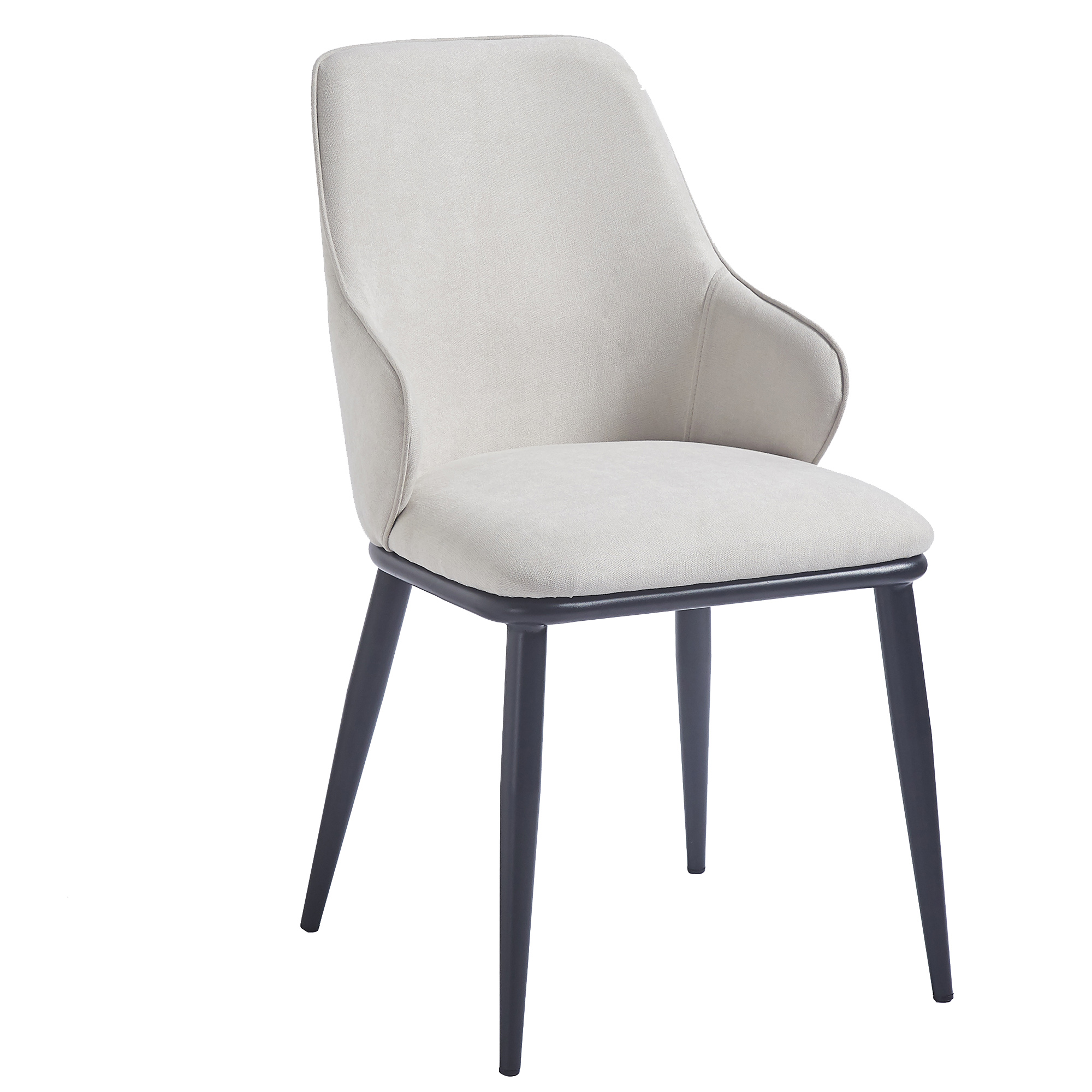 KASH-SIDE CHAIR-BEIGE FABRIC