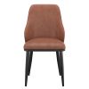 KASH-SIDE CHAIR-SADDLE PU