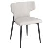 Olis-Side Chair Fabric-Beige