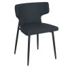 OLIS-SIDE CHAIR PU-BLACK