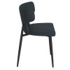 OLIS-SIDE CHAIR PU-BLACK