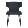 OLIS-SIDE CHAIR PU-BLACK