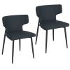 OLIS-SIDE CHAIR PU-BLACK