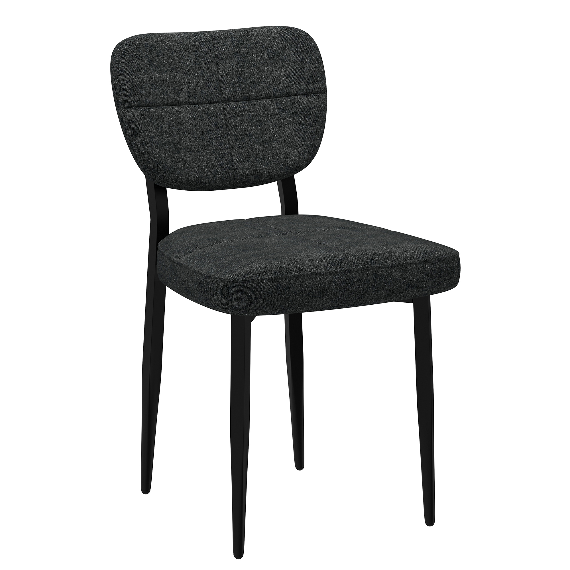 ZEKE-SIDE CHAIR-CHARCOAL