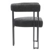 SCARLET-DINING CHAIR-FAB CHARCOAL