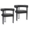 SCARLET-DINING CHAIR-FAB CHARCOAL