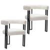 SCARLET-DINING CHAIR-FAB IVORY