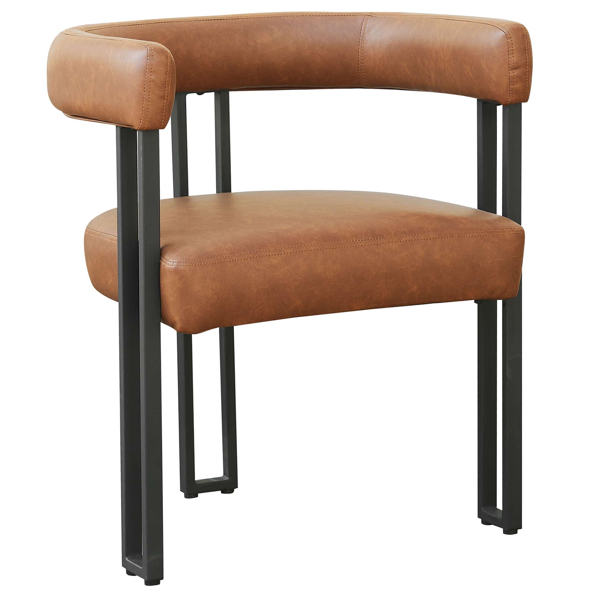 SCARLET-DINING CHAIR-PU SADDLE