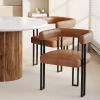 SCARLET-DINING CHAIR-PU SADDLE