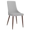 Cora-Side Chair Pu-Light Grey