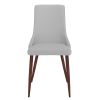 Cora-Side Chair Pu-Light Grey