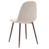 LYNA-SIDE CHAIR FABRIC-BEIGE
