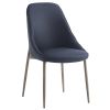 CLEO-SIDE CHAIR-BLACK