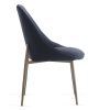 CLEO-SIDE CHAIR-BLACK
