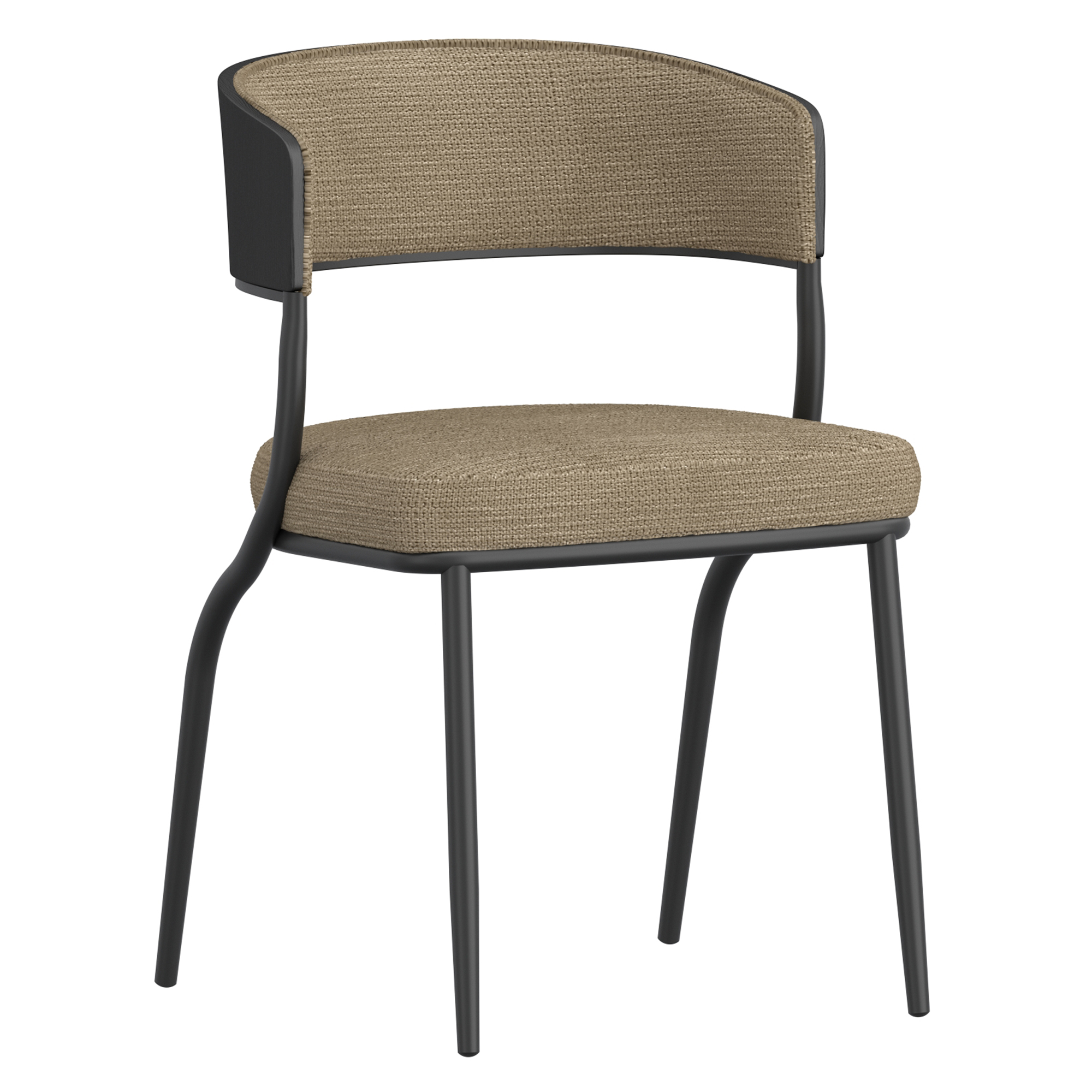 KAZAN-DINING CHAIR-DARK BEIGE