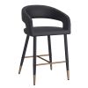 CRIMSON-26'' COUNTER STOOL-BLACK