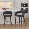 CRIMSON-26'' COUNTER STOOL-BLACK
