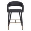 CRIMSON-26'' COUNTER STOOL-BLACK