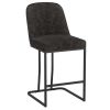 DARIO-26'' COUNTER STOOL-CHARCOAL